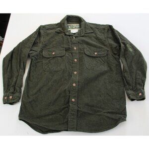 Field & Stream Mens M Heavyweight Flannel Hunting Fishing Shirt Button Down